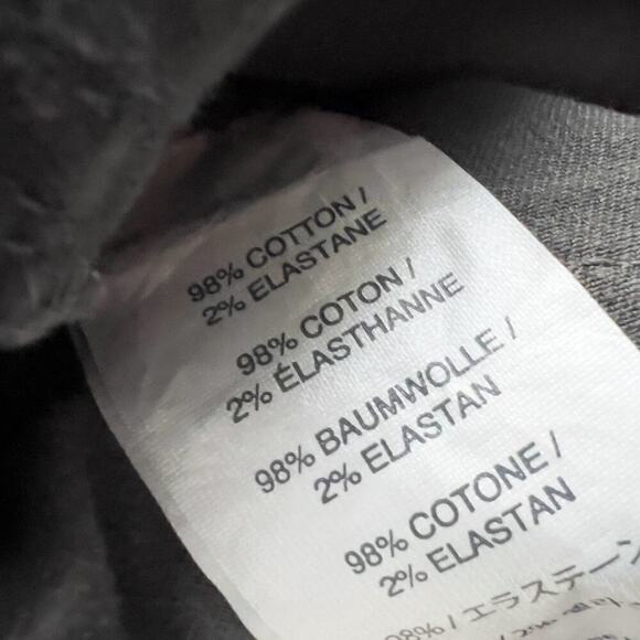 J.Crew Twill Garment Dye Chino Straight High Rise Pants Womens 4 Gray Cotton - Picture 8 of 8